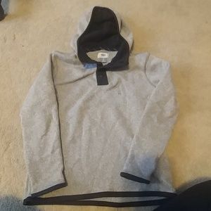Boys small gray knit hoodie.